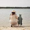Poncho de bain Terry Ash Green Jollein