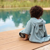 Poncho de bain Terry Sea Green Jollein