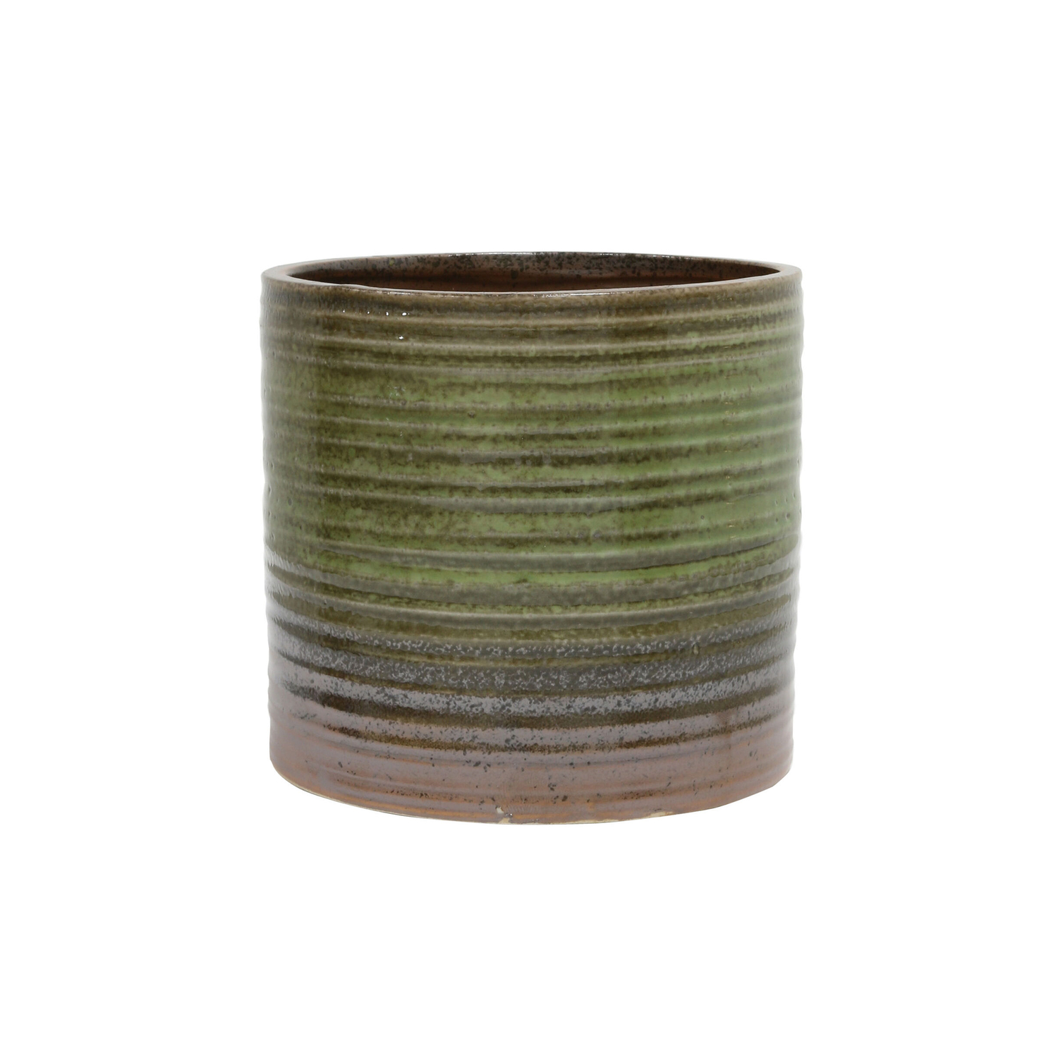 Pot de Fleur vert en céramique HK Living