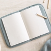 Protège Carnet de Santé Poema en Nid d'Abeille Bleu Stone Nobodinoz