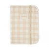 Protège Carnet de Santé Poema en Nid d'Abeille Ivory Checks Nobodinoz