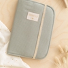 Protège Carnet de Santé Poema en Nid d'Abeille Laurel Green Nobodinoz