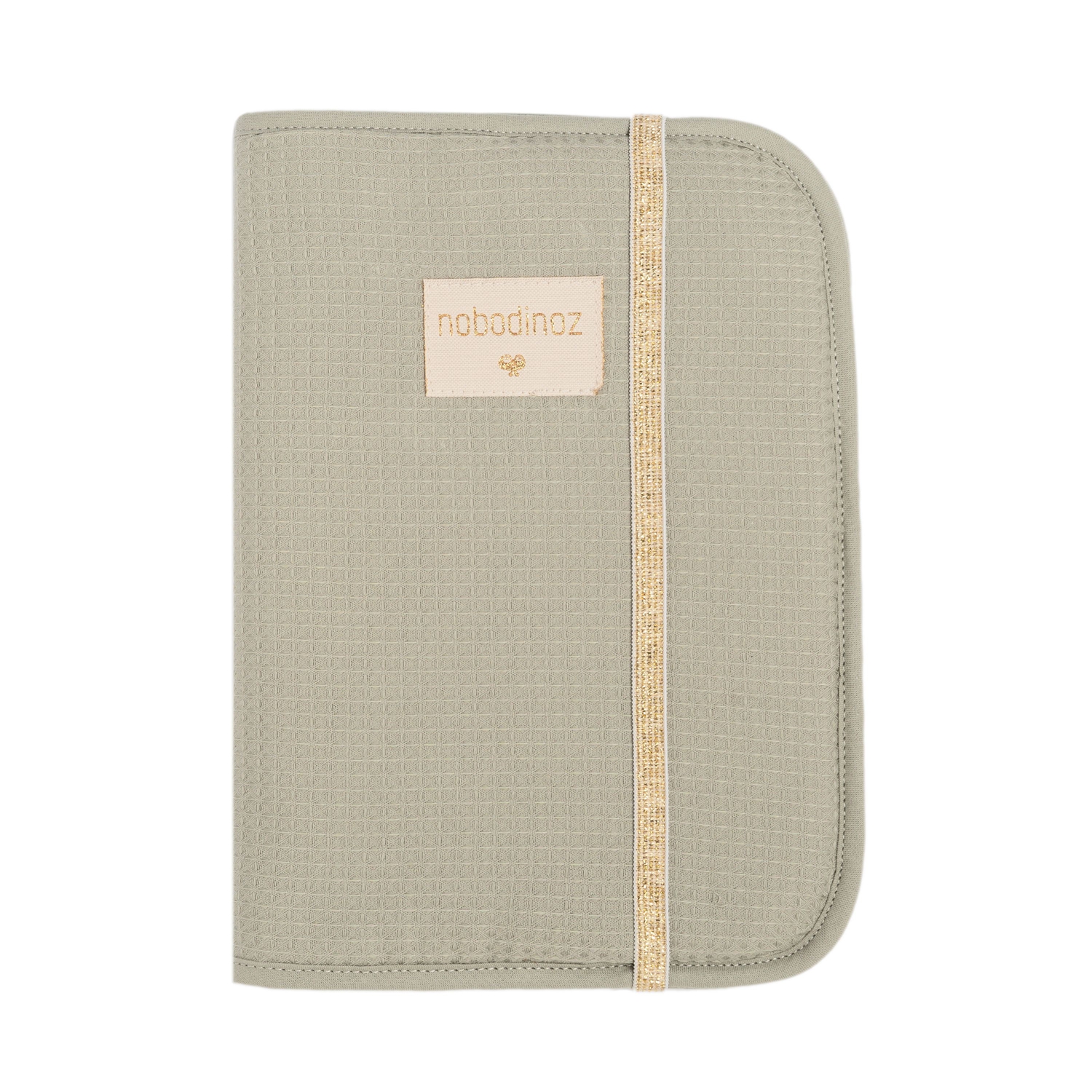 Protège Carnet de Santé Poema en Nid d'Abeille Laurel Green Nobodinoz