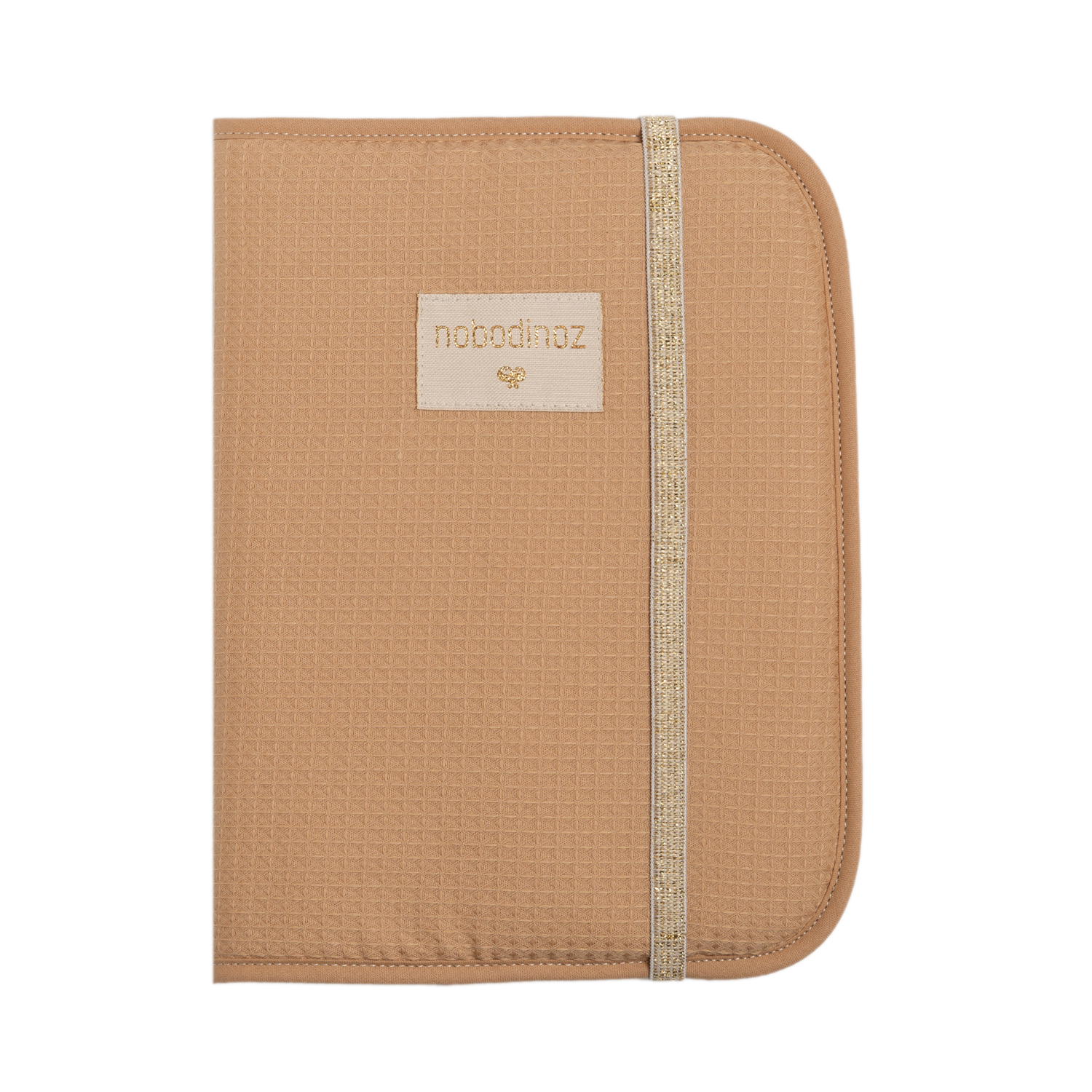 Protège Carnet de Santé Poema en Nid d'Abeille Nude Nobodinoz