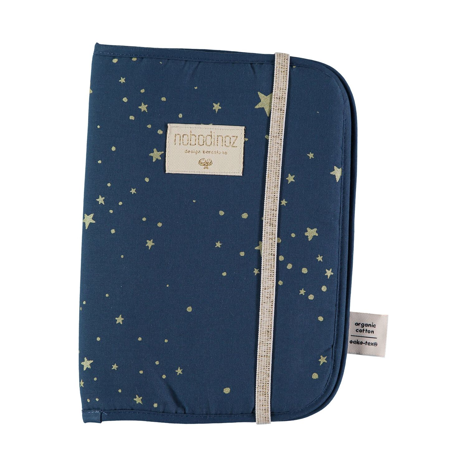 Protège Carnet de Santé Poema Gold Stella / Night Blue Nobodinoz