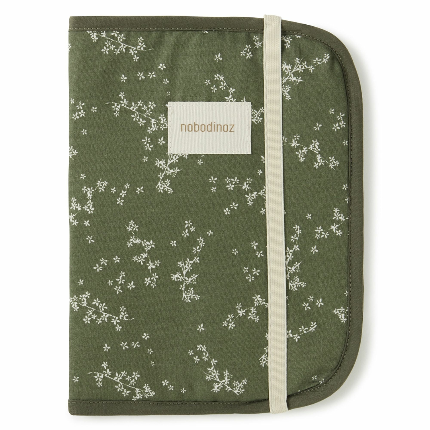 Protège Carnet de Santé Poema Green Jasmine Nobodinoz