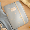 Protège Carnet de Santé Poema Willow Soft Blue Nobodinoz
