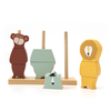 Puzzle animaux à empiler en bois Trixie