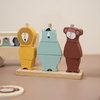 Puzzle animaux à empiler en bois Trixie