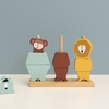 Puzzle animaux à empiler en bois Trixie