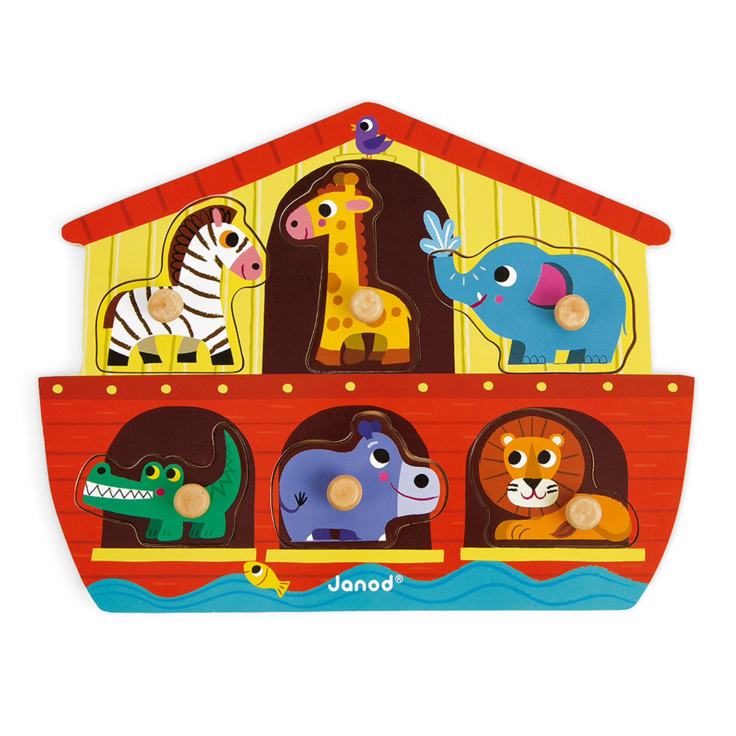 Puzzle Arche de Noé (6 pièces) Janod