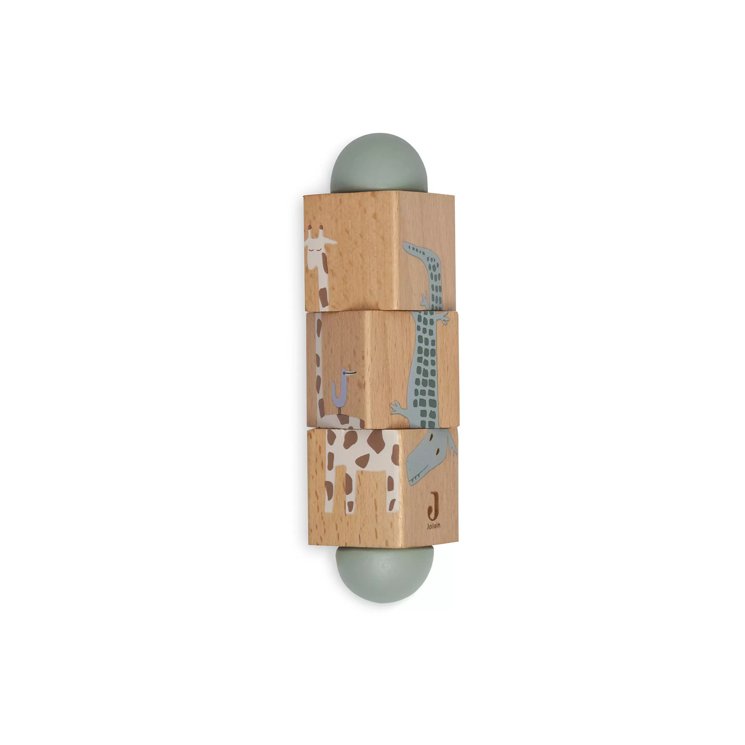 Puzzle en bois à tourner Jungle Jambo Jollein