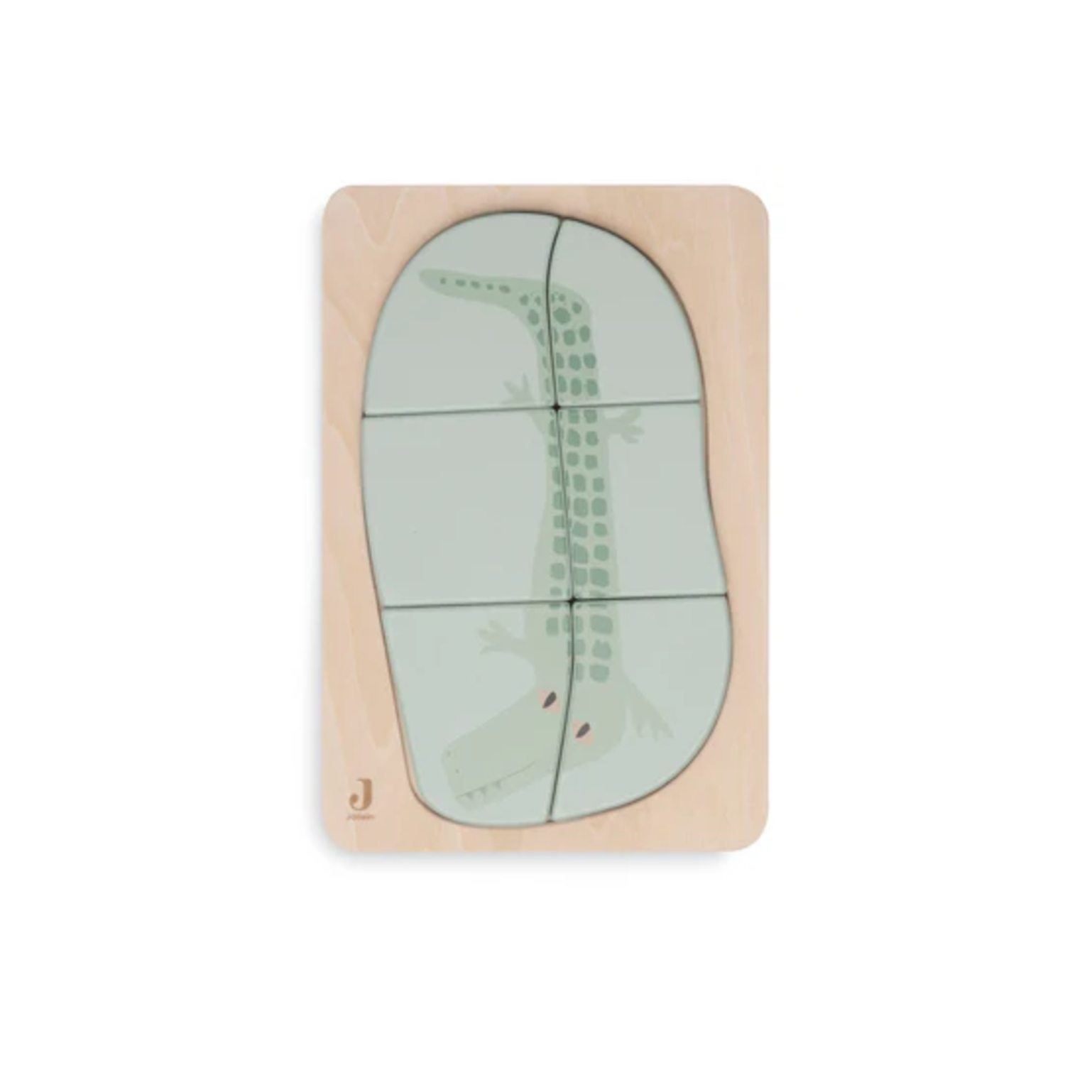 Puzzle en bois Croco Jollein