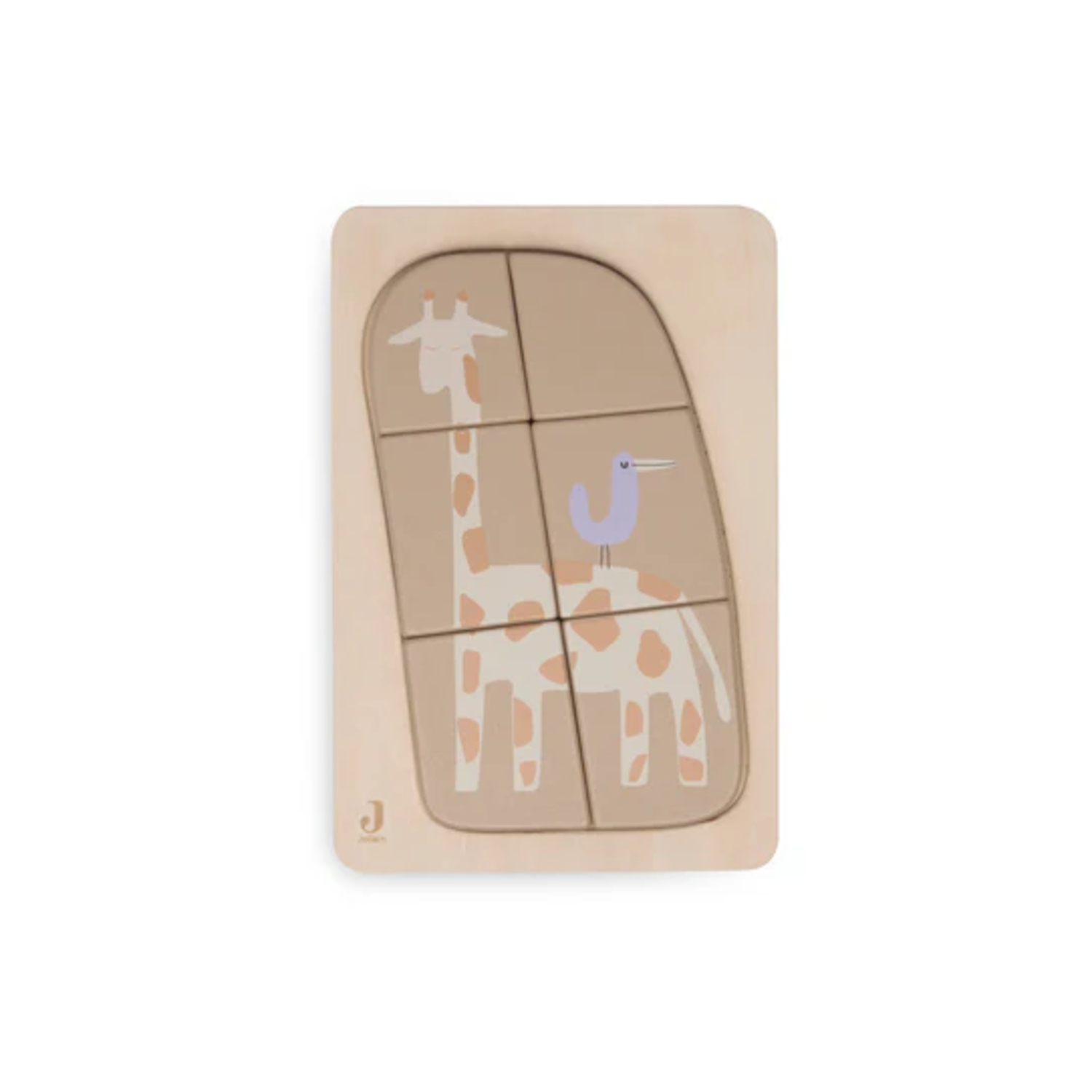 Puzzle en bois Girafe Jollein
