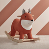 Renard à bascule Edvin Rouge Kids Concept