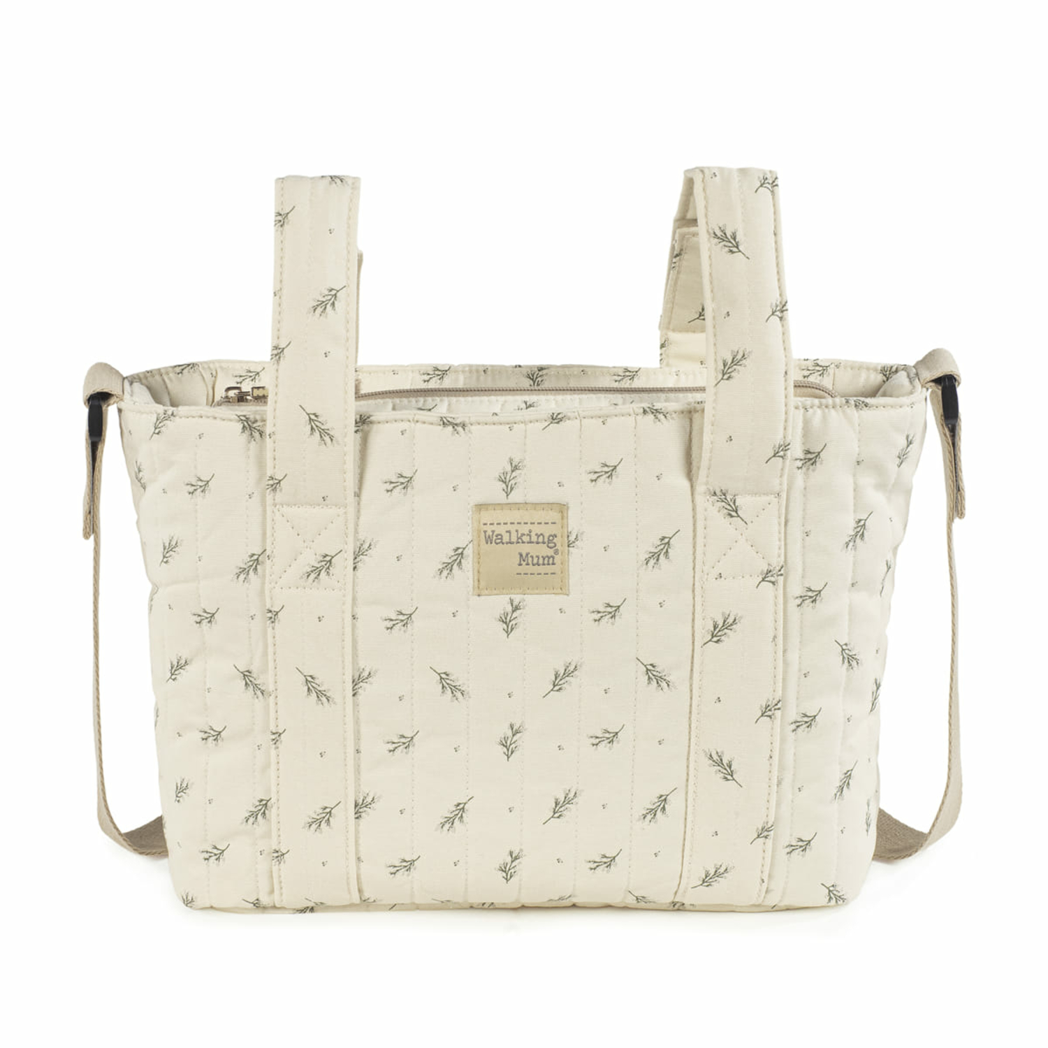 Sac à Langer Crossbody Mimosa Vert Walking Mum - Pasito a Pasito