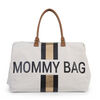 Sac à Langer Mommy Canvas Rayé Ecru Childhome