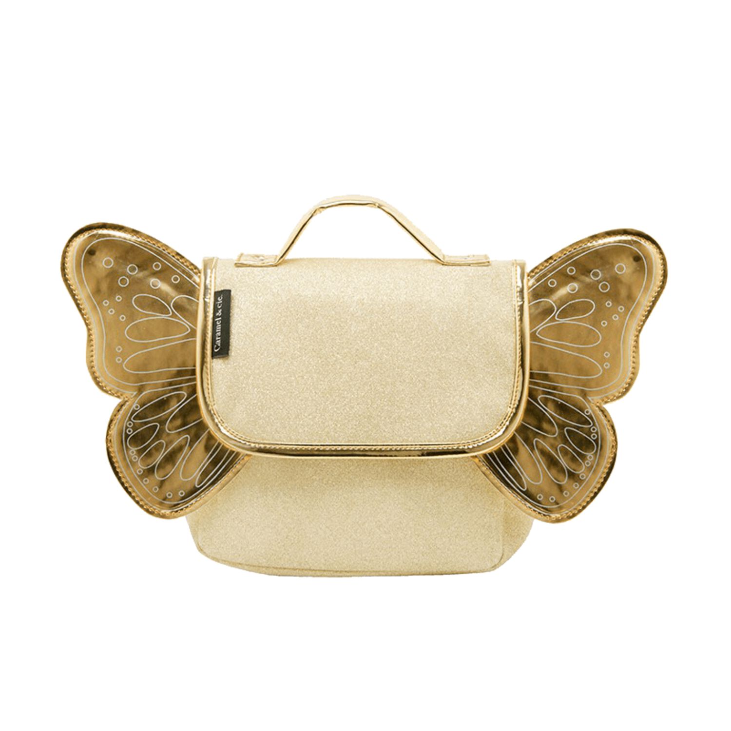 Sac Papillon Or Caramel et Compagnie
