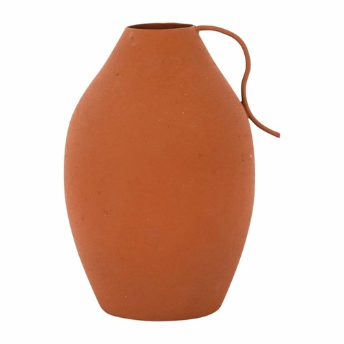 Sema Design Vase en fer Maderia Ovale Terracotta Medium