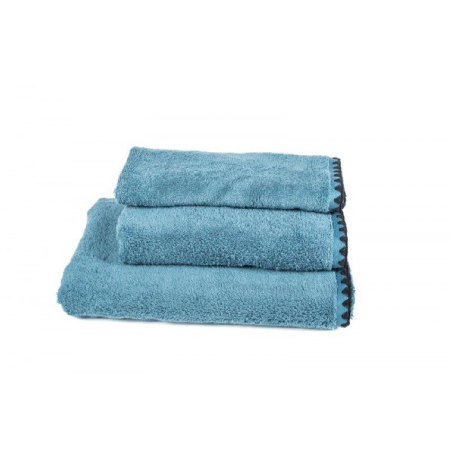 Serviette de douche Issey (70 x 130 cm) Bleu Stone Haomy