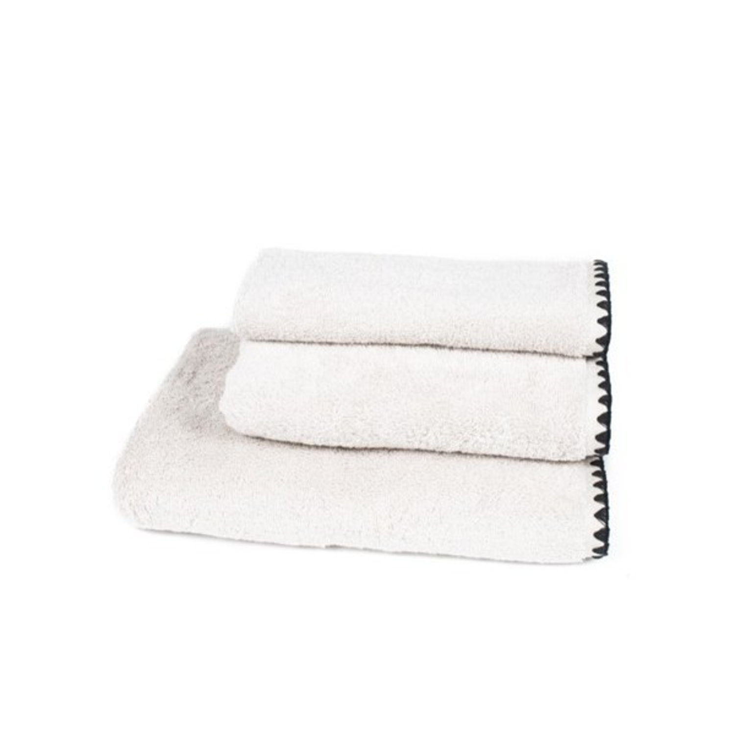Serviette de douche Issey (70 x 130 cm) Craie Haomy