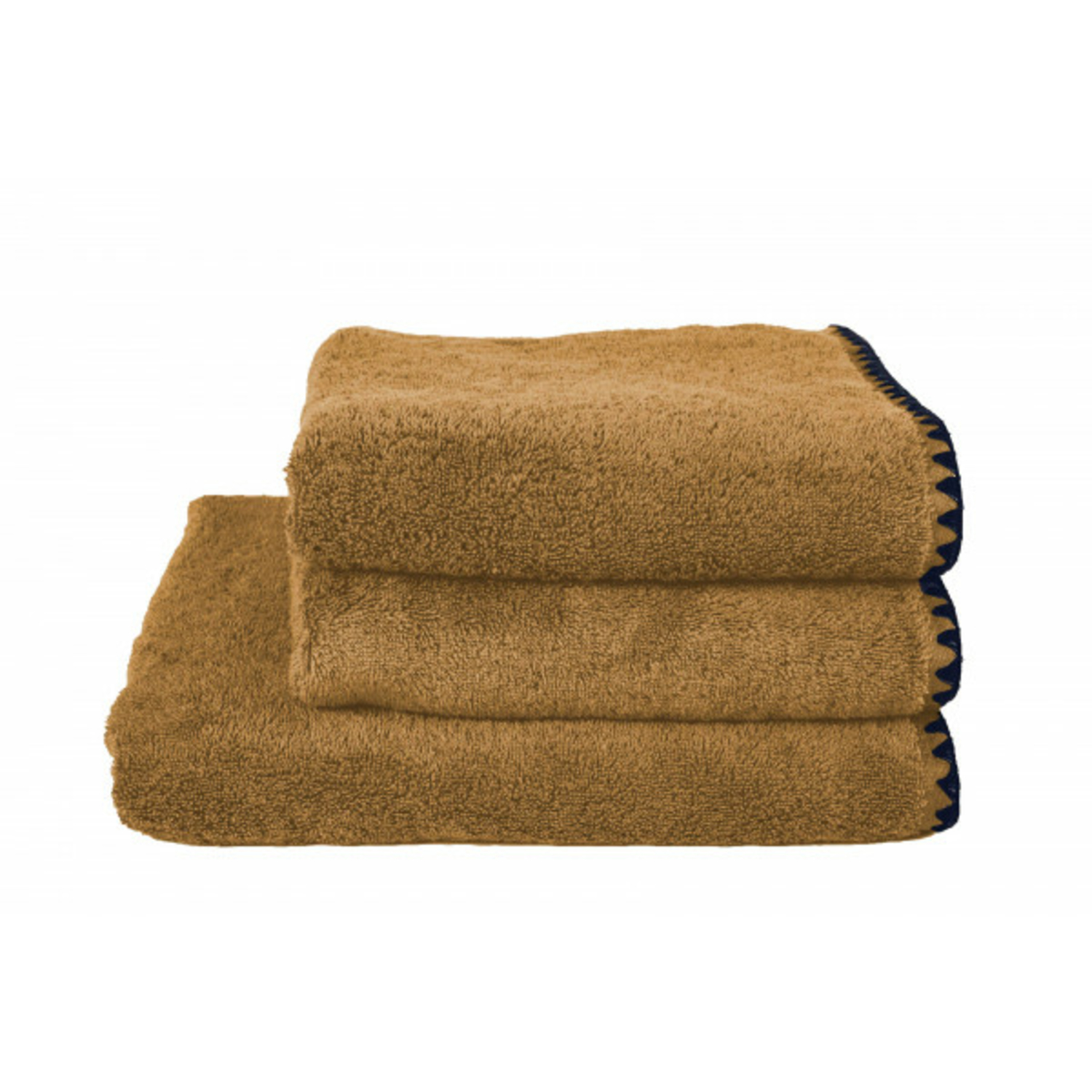 Serviette de douche Issey (70 x 130 cm) Tabac Haomy