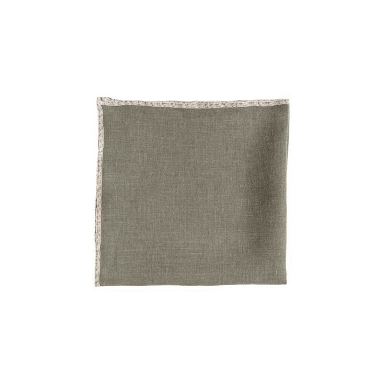 Serviette de table Venise en lin (40 x 40 cm) Naturel Haomy
