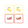 Serviette en papier Fraise Citron Opjet