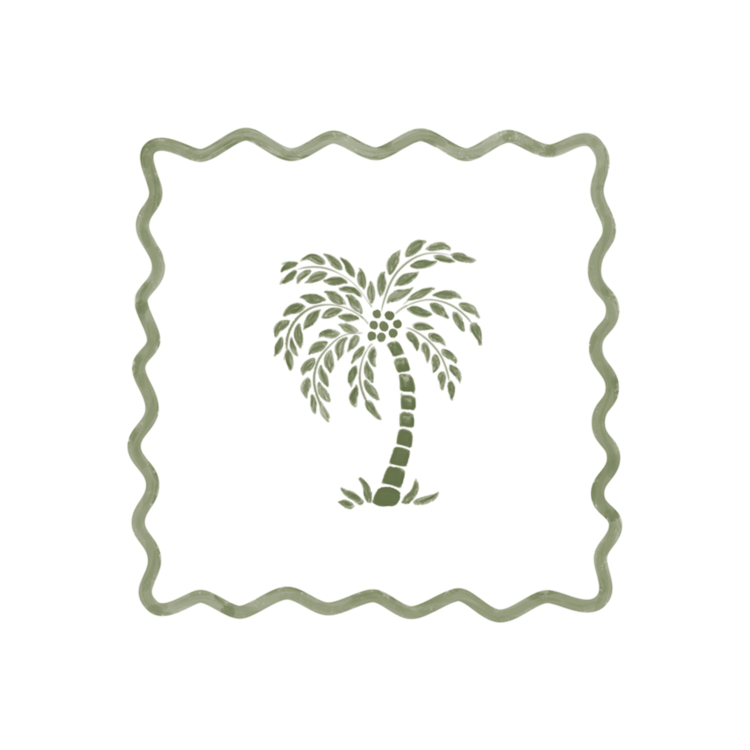 Serviette en papier Palmier Opjet