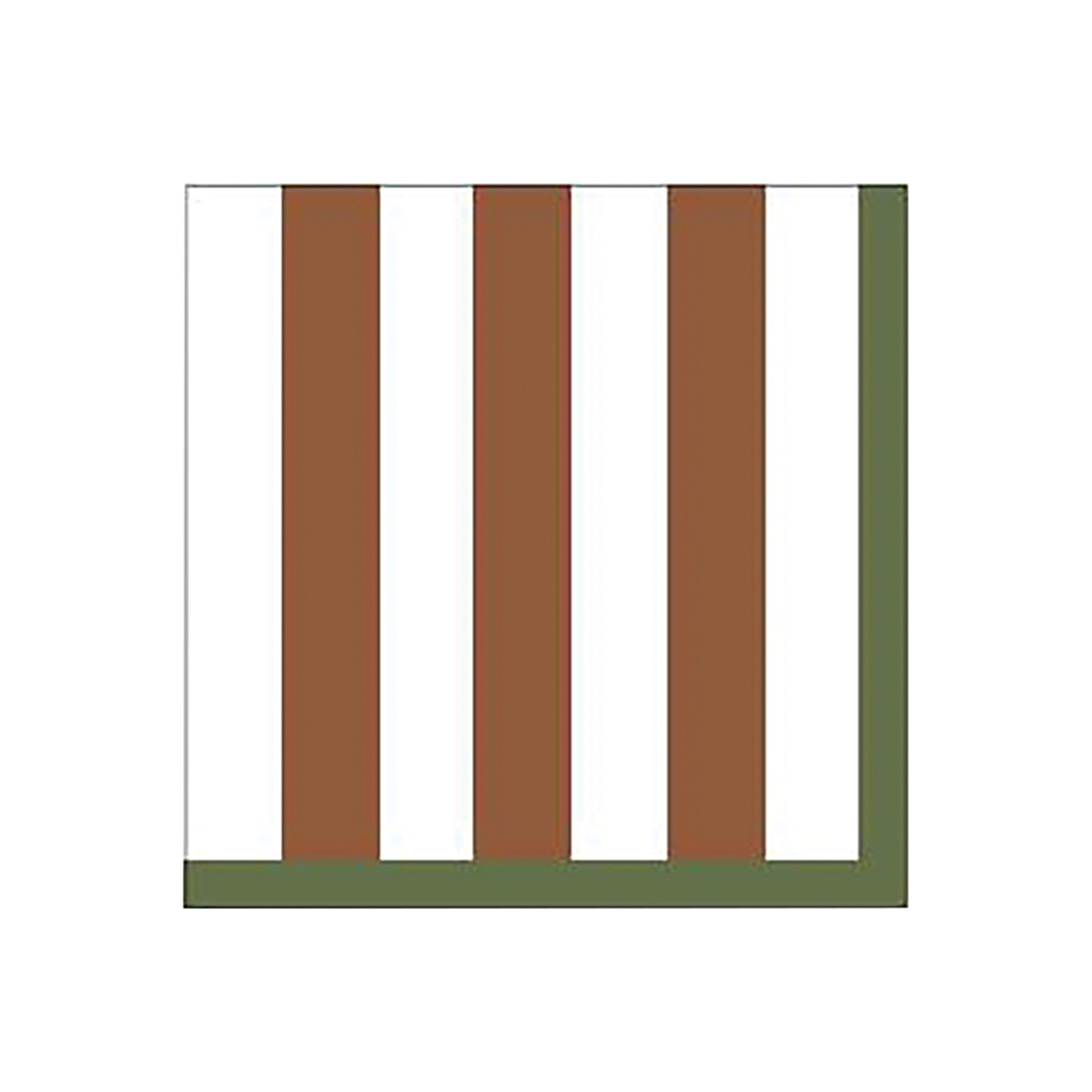 Serviette en papier Rayures Brun Opjet