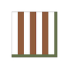 Serviette en papier Rayures Brun Opjet