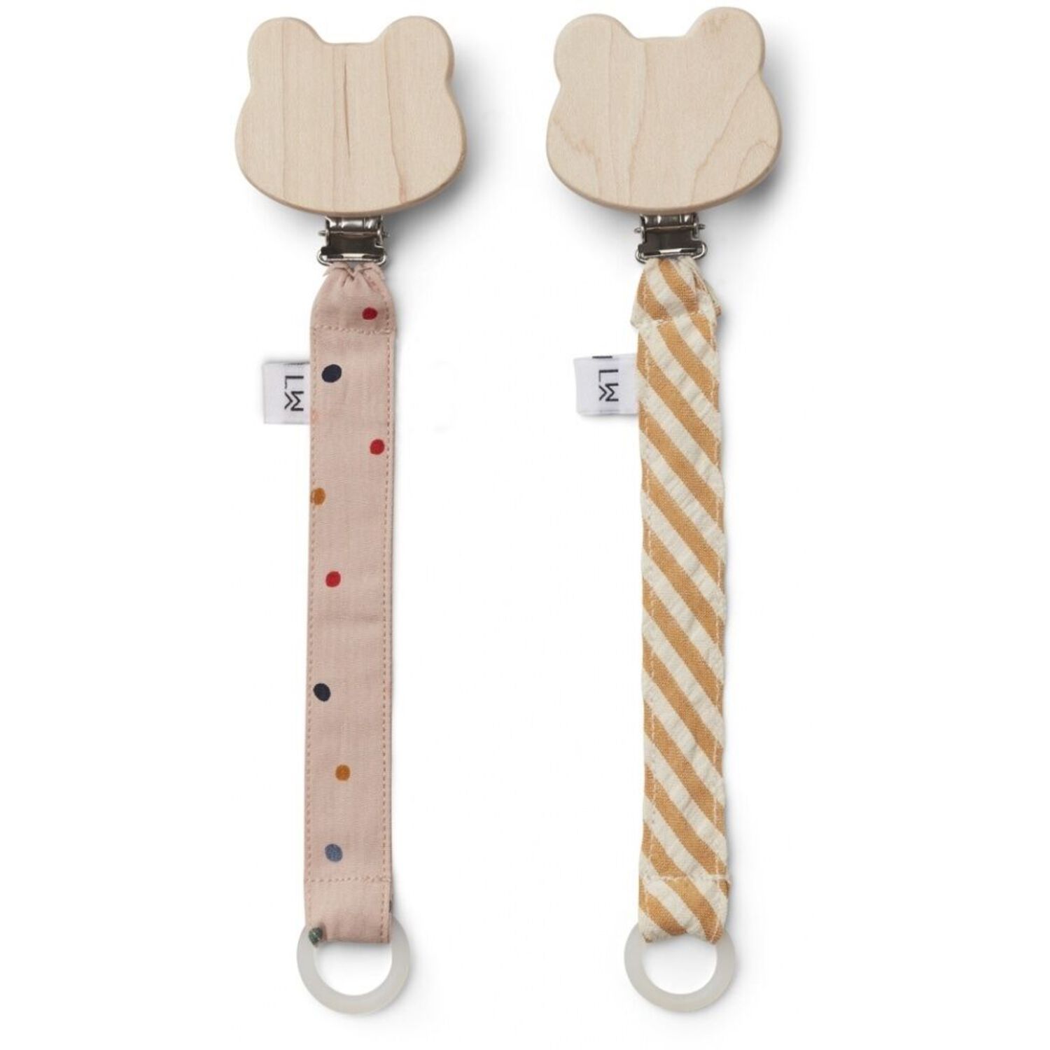 Set de 2 Attaches Tétine Confetti Mix Liewood