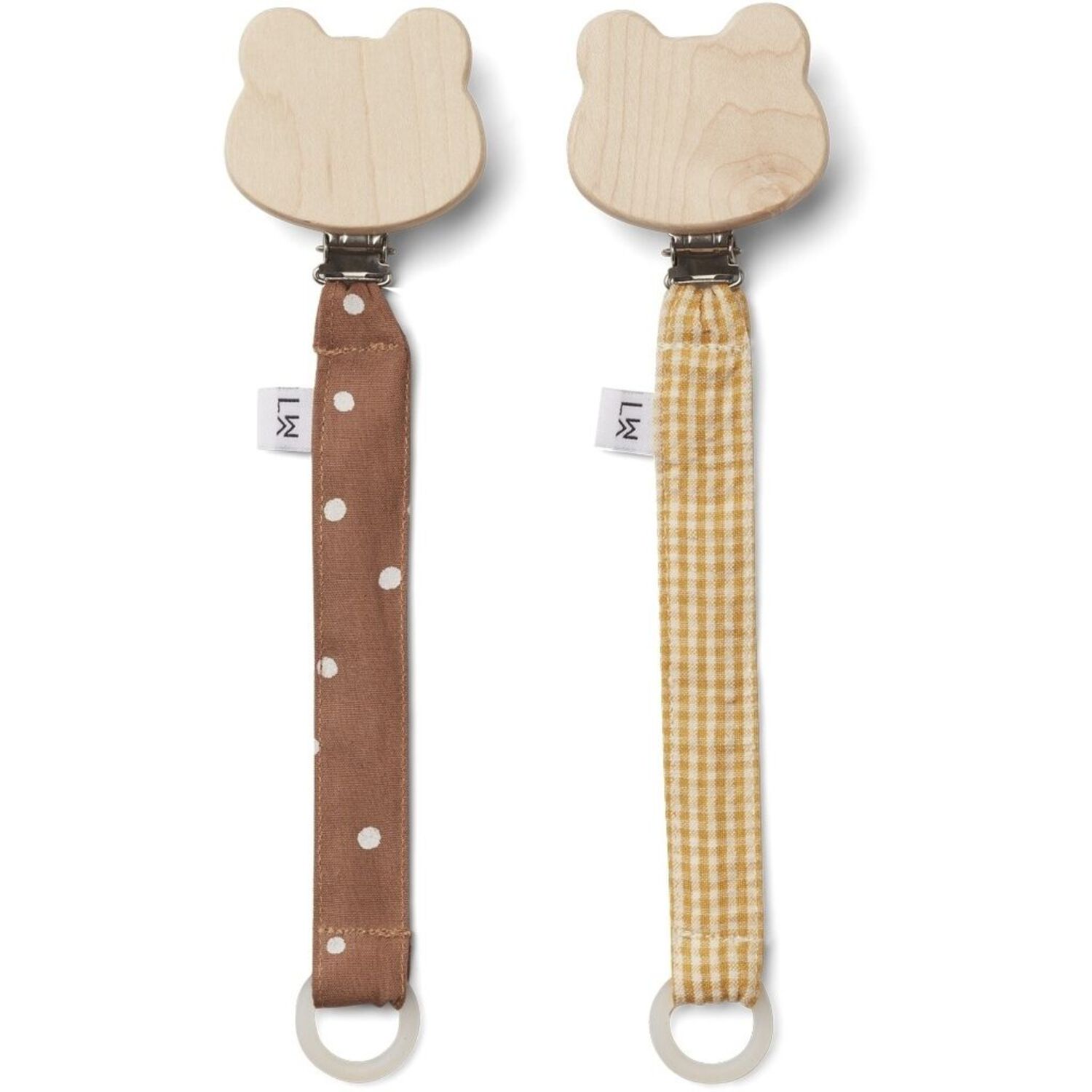 Set de 2 Attaches Tétine Confetti Terracotta Liewood