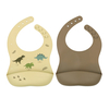 Set de 2 bavoirs en silicone A Little Lovely Company