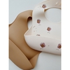 Set de 2 Bavoirs en Silicone Pop Corn / Light Brown Konges Slojd