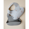 Set de 2 Bavoirs en Silicone Strong Man / Bleu Konges Slojd