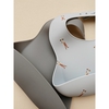 Set de 2 Bavoirs en Silicone Strong Man / Bleu Konges Slojd