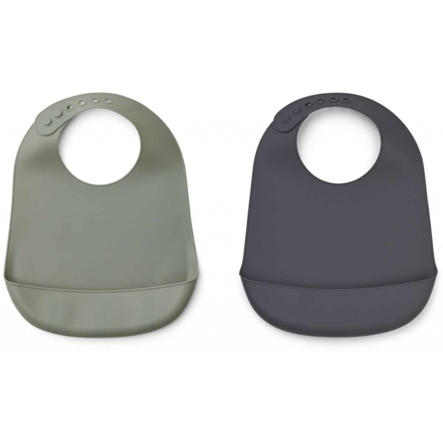 Set de 2 Bavoirs en Silicone Tilda Uni Liewood