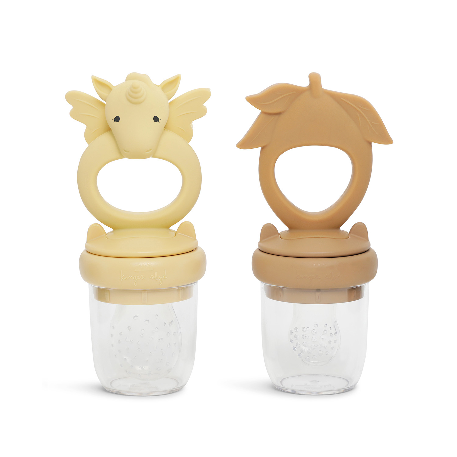Set de 2 tétines grignoteuses Licorne Konges Slojd