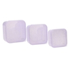 Set de 3 Lunch Box à paillettes Lilas Tutete