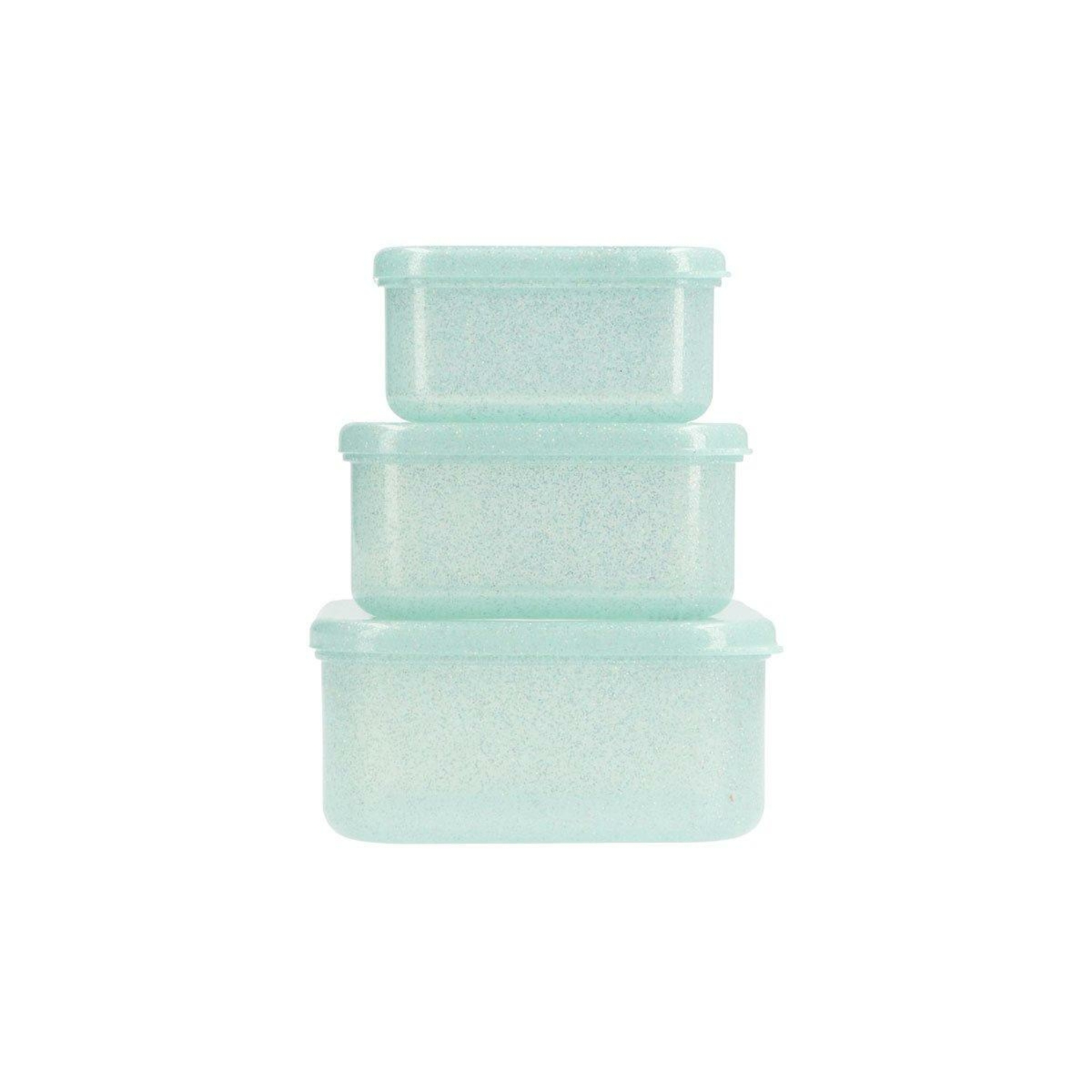 Set de 3 Lunch Box à paillettes Tutete