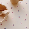 Set de Table en Silicone Bloom Red / Blue Konges Slojd