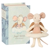 Souris Ange Nuage dans son Livre Maileg