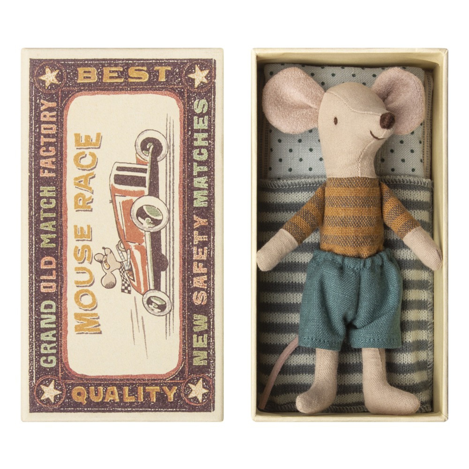 Souris Grand Frère Dans sa Boîte Maileg