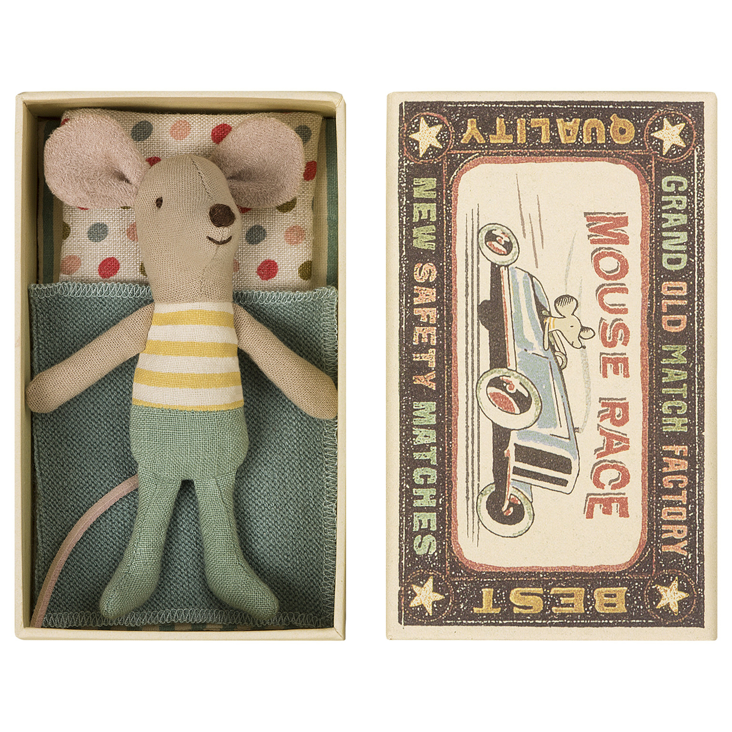 Souris Petit Frère dans sa Boîte Maileg