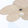 Suspension Fleur en Rafia WOOM
