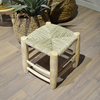 Tabouret en palmier tressé (small) Artisanat Marocain