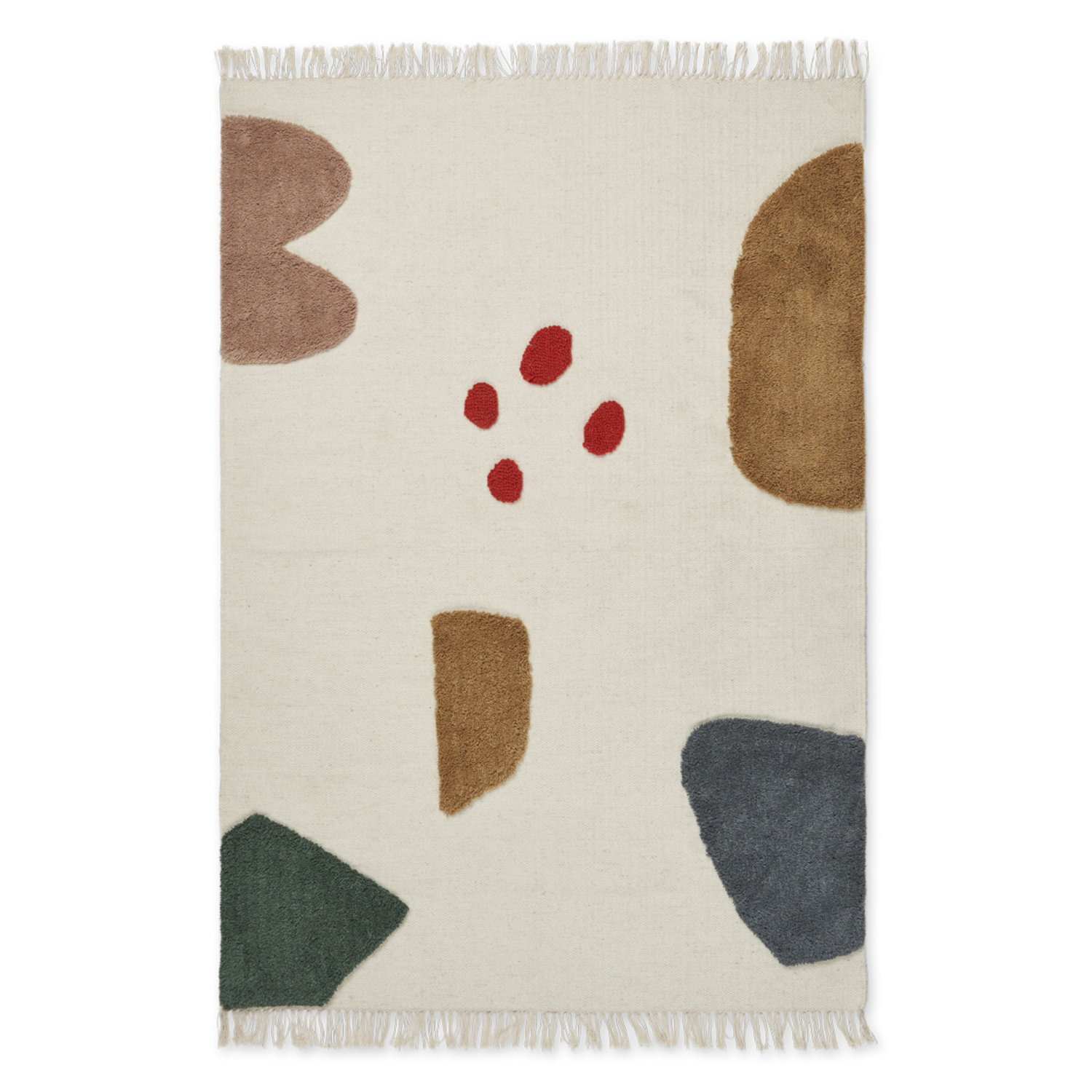Tapis Bent Geometric Multi Mix 150 x 105 cm Liewood
