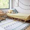 Tapis Lavable Azteca 120 x 160 cm Natural Vintage Blue Lorena Canals