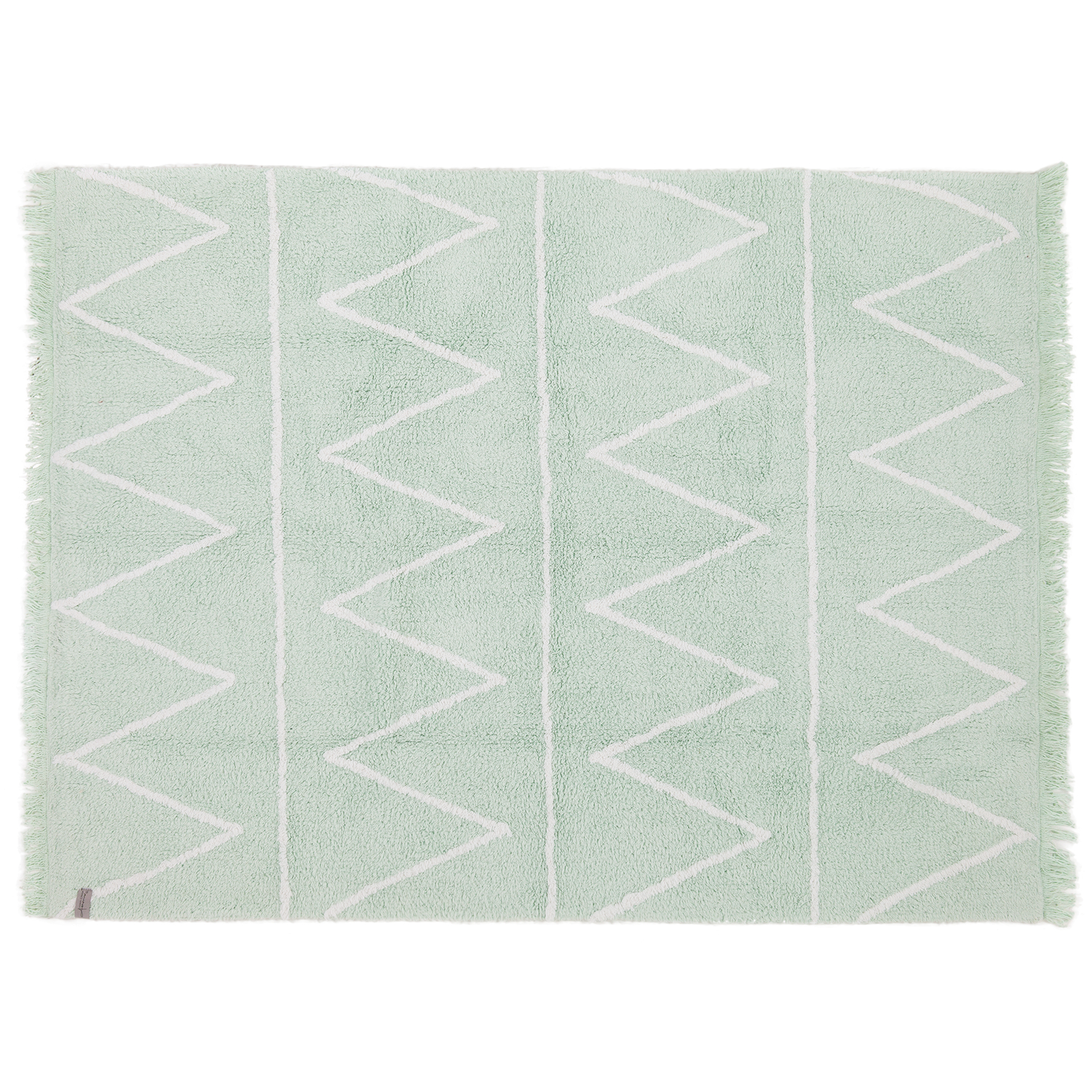 Tapis Lavable Hippy 120 x 160 cm Vert d'Eau Lorena Canals